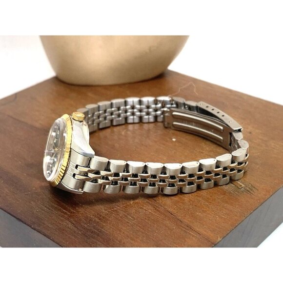 Armitron Women's Watch 75/2475 Green Dial Day Date Quartz Two Tone Steel 25mm - Picture 9 of 14